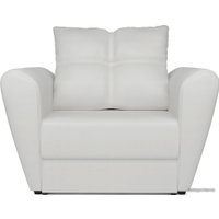 Кресло-кровать Мебель-АРС Квартет (экокожа, белый) в Гомеле