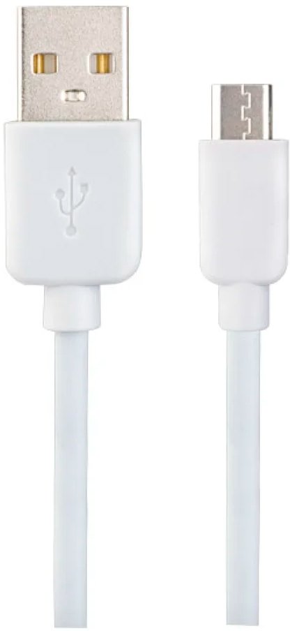 

Кабель Perfeo U4007 USB Type-A - microUSB (1 м, белый)