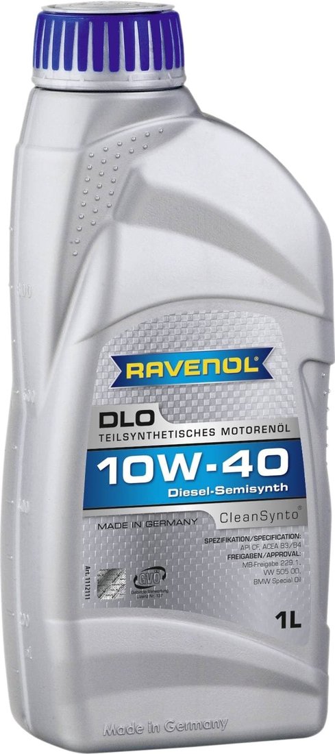 

Моторное масло Ravenol DLO Diesel 10W40 1л