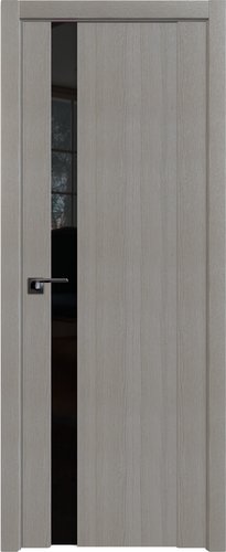 Межкомнатная дверь ProfilDoors 62X 80x200 (эш вайт мелинга/черный лак)