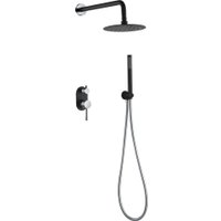 Душевая система  Boheme Uno 464-BCR (черный/хром)