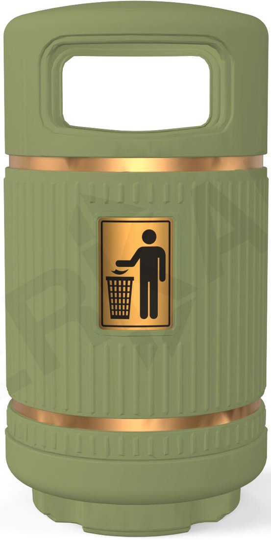 

Уличная урна Berkano 040_041_23 (olive green)