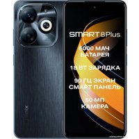 Телефон Infinix Smart 8 Plus X6526 4GB/64GB (черный)