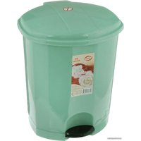 Мусорное ведро Эльфпласт EP032 с педалью (18 л, оливковый)