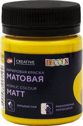 

Акриловая краска Невская палитра Декола 14328213 (50 мл, 213 желтая светлая)