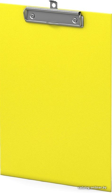 Планшет с зажимом Erich Krause Neon с зажимом 45410 (желтый)