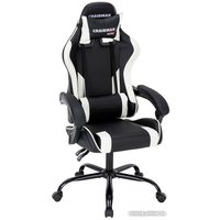 Игровое (геймерское) кресло CHAIRMAN CH41 (экокожа, черно-белый)