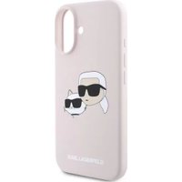 Чехол для телефона Lagerfeld Liquid Silicone NFT Karl & Choupette Heads (MagSafe) для iPhone 16 KLHMP16SSKCHPPLP