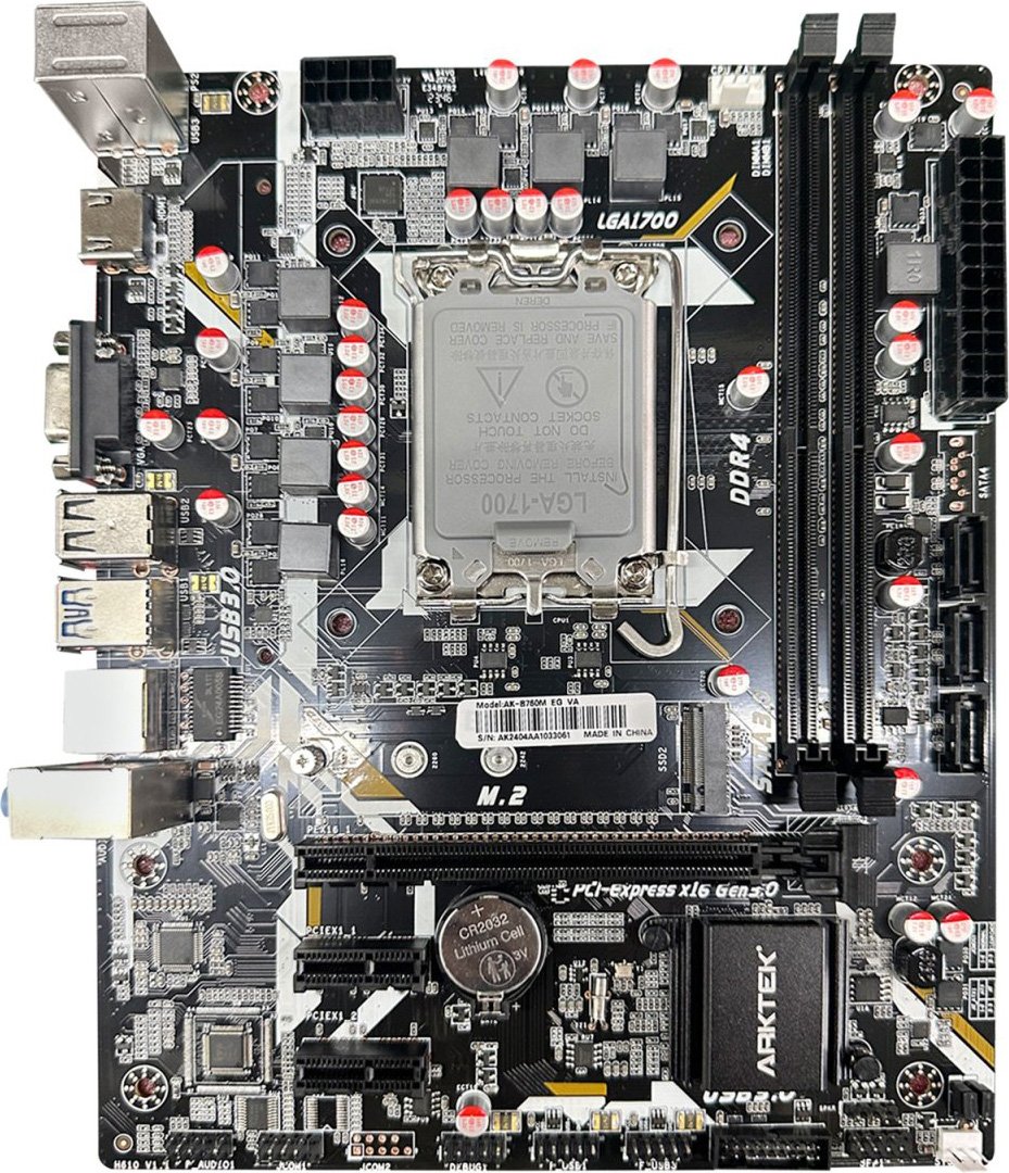 

Материнская плата Arktek AK-H610M EG VA