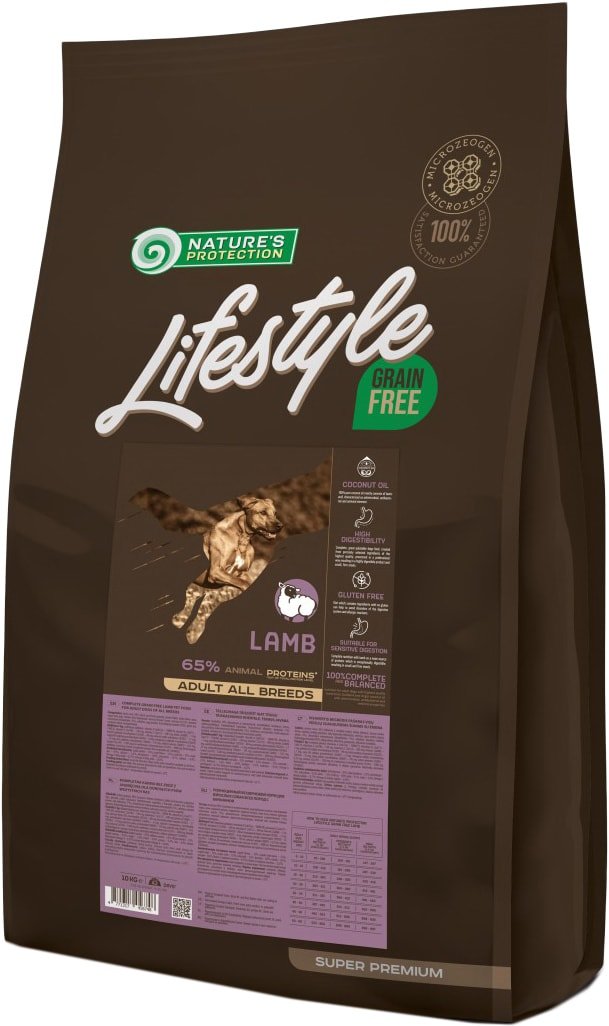 

Сухой корм для собак Nature's Protection Lifestyle Grain Free Adult Lamb 10 кг