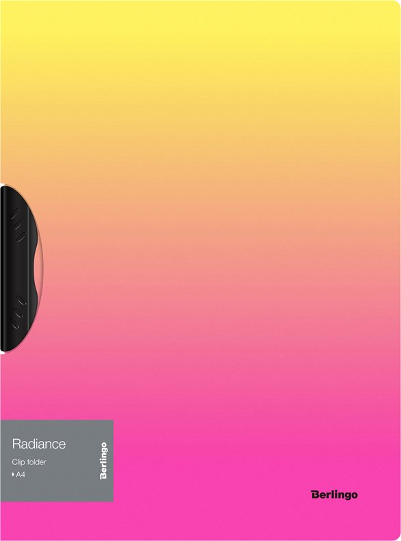 

Папка для бумаг Berlingo Radiance FCl_A4001 (желтый/розовый)