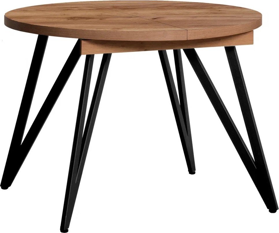 

Кухонный стол Millwood Женева 3 Л раздвижной D100-140x100x76 (дуб табачный Craft/металл черный)