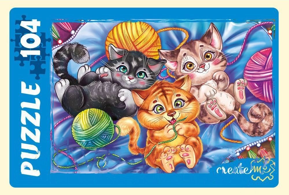 

Пазл Рыжий кот Забавные котики №2 П104-6505 (104 эл)