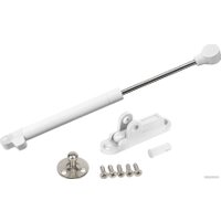 Газ-лифт AKS верхний 60N с доводчиком и фиксацией в положении белый