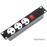 Блок розеток ЦМО БР-3П-10-9005 (3 розетки, без шнура питания)