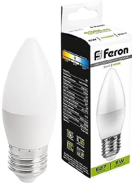 

Светодиодная лампочка Feron LB-3072 5 Вт E27 4000 K 41377
