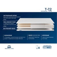 Ортопедический наматрасник Фабрика сна Топпер Т-7.2 90x200 в Орше