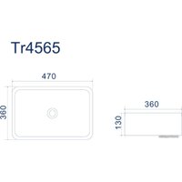 Умывальник Uptrend Aura (жемчужно белый)