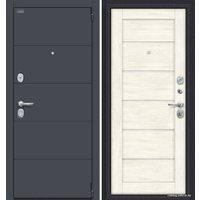 Металлическая дверь el'Porta Porta S 4.Л22 205x98R (Graphite Pro/Nordic Oak) в Орше