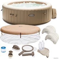 Надувной бассейн Intex Pure Spa Bubble Massage 28428 (216x71) с джакузи