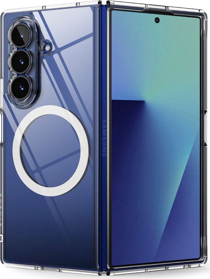 

Чехол для телефона Ringke Fusion Magnetic для Galaxy Z Fold 7 Clear