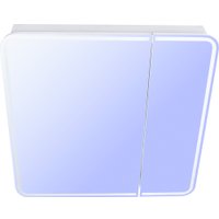  Symbolite Шкаф с зеркалом для ванной Каре 80x80 (с подсветкой, сенсор на зеркале)
