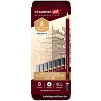 Набор простых карандашей BRAUBERG Art Premiere 181894 (8 шт)