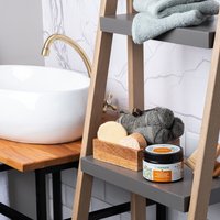  Synergetic Скраб для тела Сахарный Глубокое очищение и питание Карамельное яблоко и ваниль 300 мл