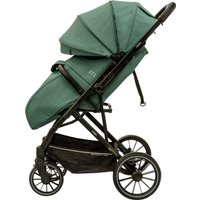 Коляска прогулочная «книга» Indigo Delta (зеленый/серый)