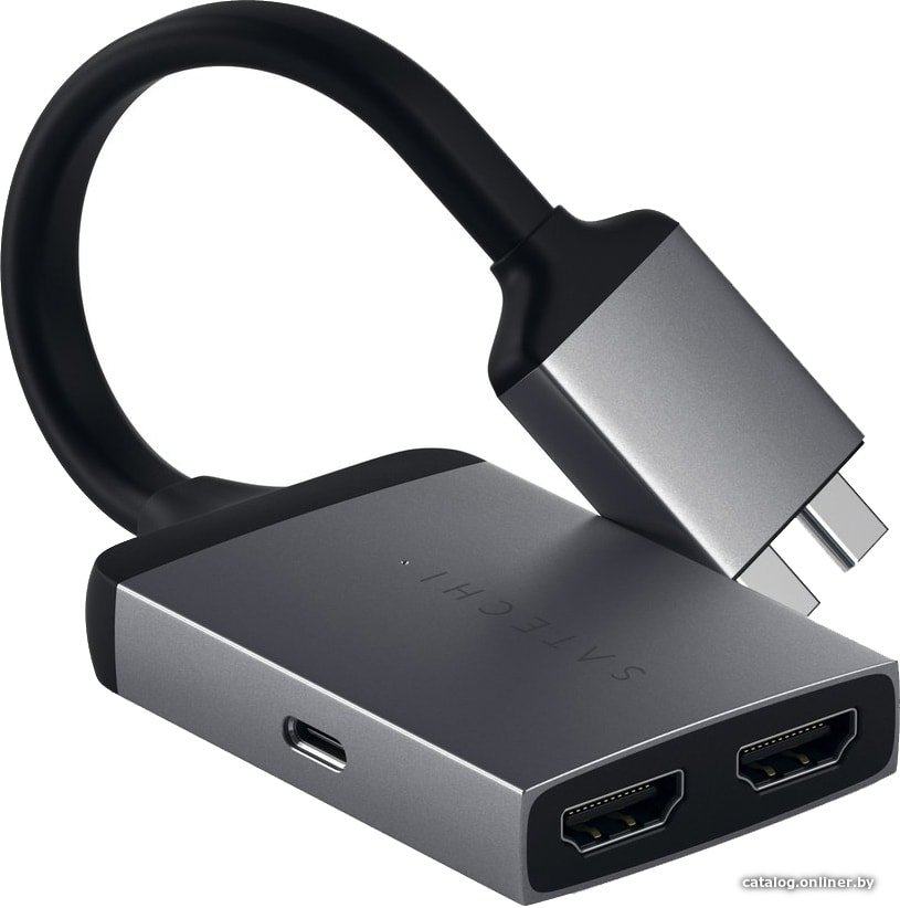 Адаптер Satechi Type-C Dual HDMI ST-TCDHAM