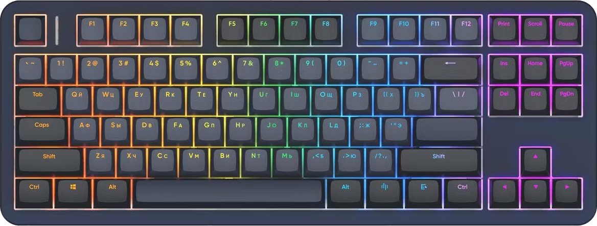 

Клавиатура Red Square Alumix TKL Dark Matter (g3ms Sapphire)