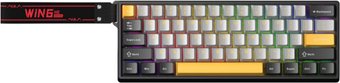 Клавиатура AULA WIN60HE Max (черный/серый/оранжевый, Leobog Wing Chun Magnetic)