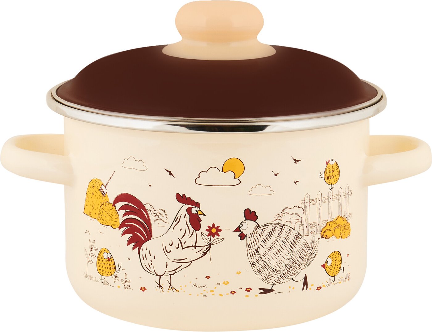 

Кастрюля Appetite Подворье 6RD161M