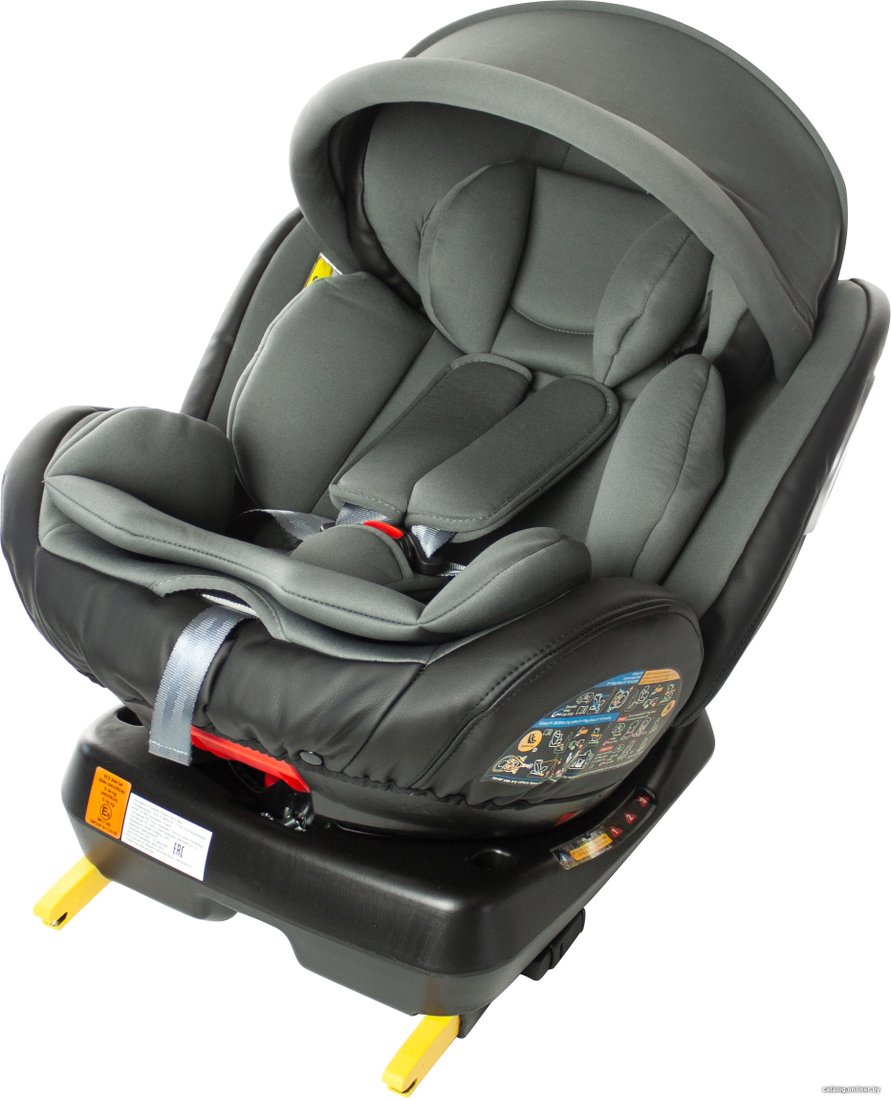 Детское автокресло ForKiddy Protect i-fix 360 (серый)