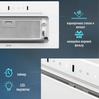 Кухонная вытяжка ZorG Adel 1030 60 S-GC (белый)