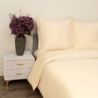 Евро комплект постельного белья Siberia Home Сэнди Евро 70x70 Сиб-Евро-С-кр70x70 (кремовый)