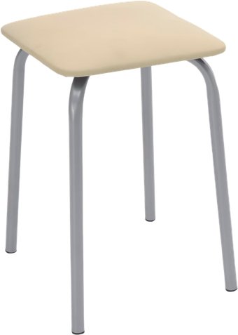 Табурет Фабрикант Комфорт (DO №122 кремовый/AL)