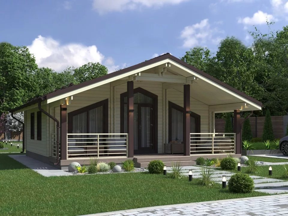 Дом Woods из бруса Звезда