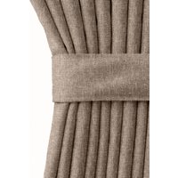 Комплект штор Волшебная ночь Рогожка 200x270см 2 подхвата 757480 (2 шт, какао)