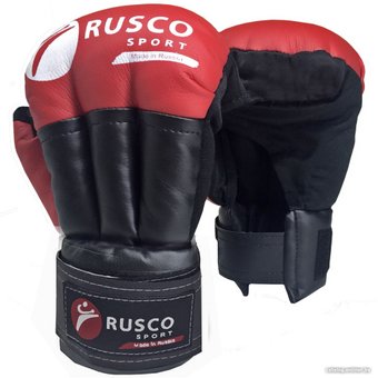 Тренировочные перчатки Rusco Sport Классик (S/8oz, красный)
