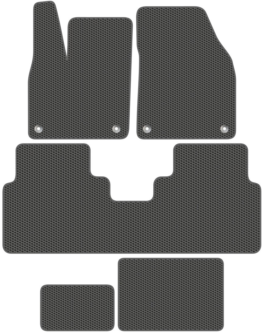 

Комплект ковриков для авто Alicosta Volkswagen ID.6 I (suv 7 мест / SUV) 2021 - Н.В. (серый)