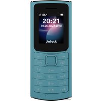 Кнопочный телефон Nokia 110 4G Dual SIM (бирюзовый)