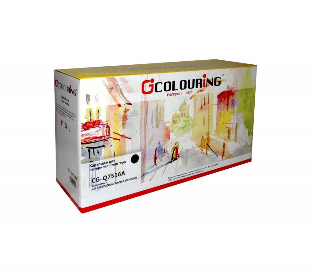 

Картридж Colouring CG-Q7516A/509 (аналог HP 16A (Q7516A))