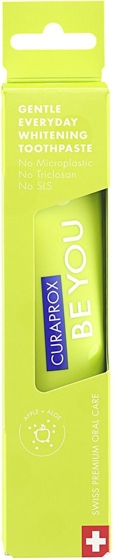 

Зубная паста Curaprox Be You со вкусом яблока и алоэ 60 мл (с 3 лет)