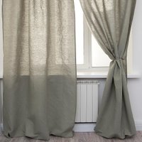 Штора Лен наш Прованс 154294 (145x260, зеленый)