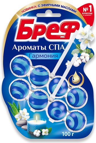 Средство для унитаза Bref Ароматы СПА Гармония 2x100 г