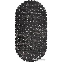 Коврик для ванной Вилина Морская галька 6805 (36x69, чёрный)