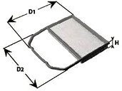 

Воздушный фильтр Clean filters MA3214