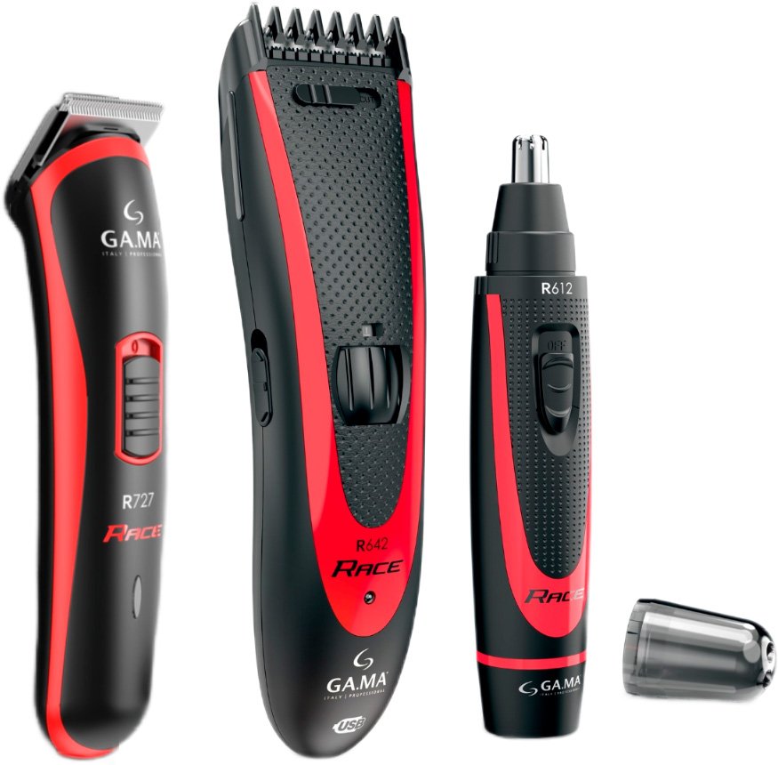 

Машинка для стрижки волос GA.MA R642-HF + Триммер R727-HF + Триммер R612-HF