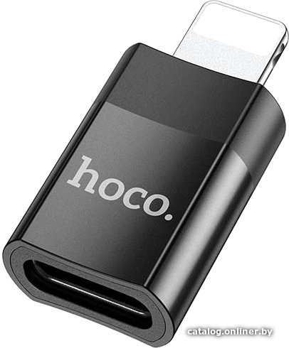 Адаптер Hoco UA17 USB Type-C - Lightning (черный)